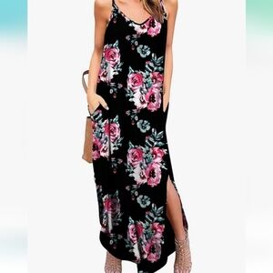 NIP Women's Floral Maxi Dress SzM